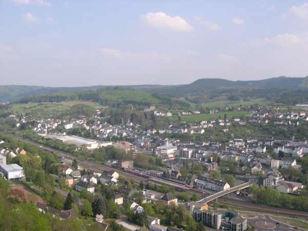 Blick auf Gerolstein
